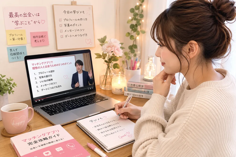 オンライン講座を受講する様子